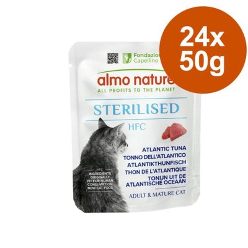 Almo Nature HFC Sterilised Saver Pack 24 x 50g