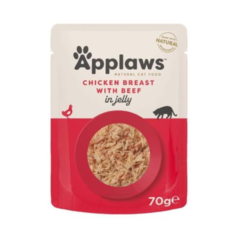 Applaws Pouches Cat Food in Jelly Mega Pack 32 x 70g