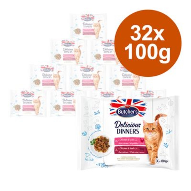 Butcher's Delicious Dinners 32 x 100g