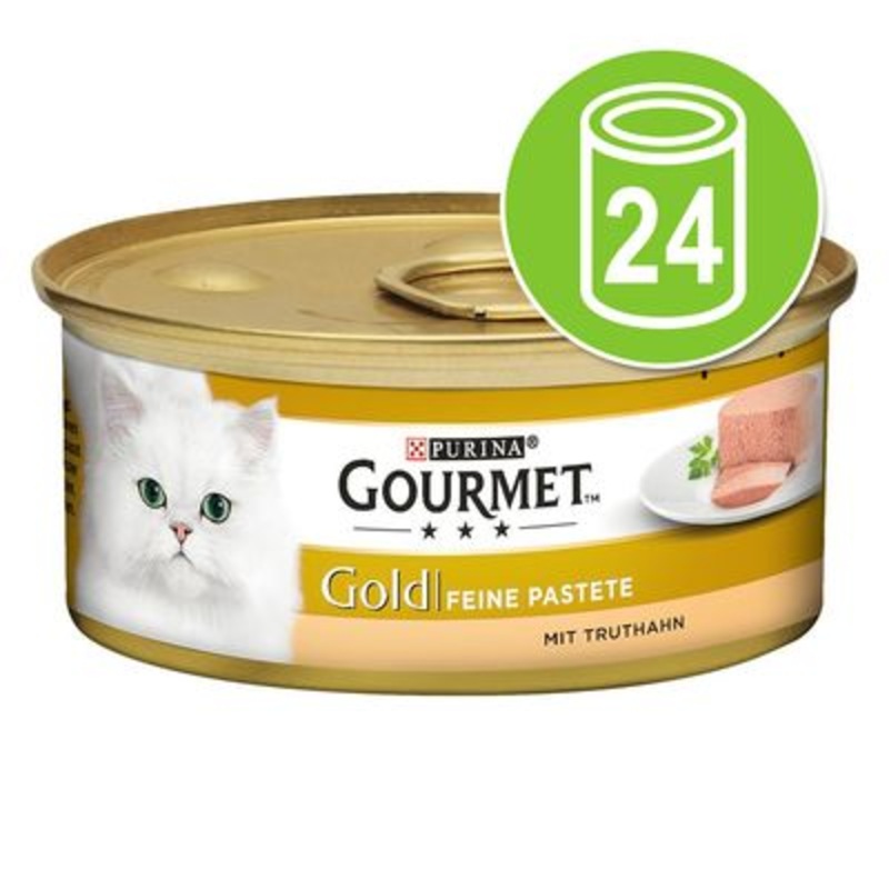 Gourmet Gold Mousse 24 x 85 g wet food for cats