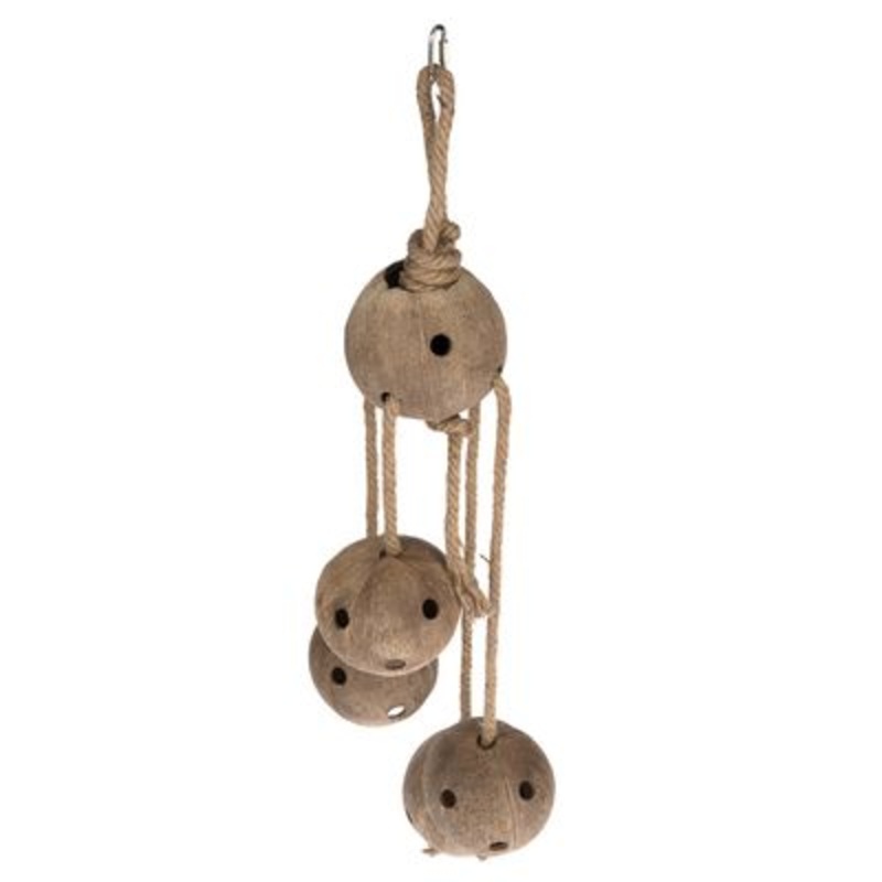 TIAKI Swing & Forage Coconut Toy for Birds