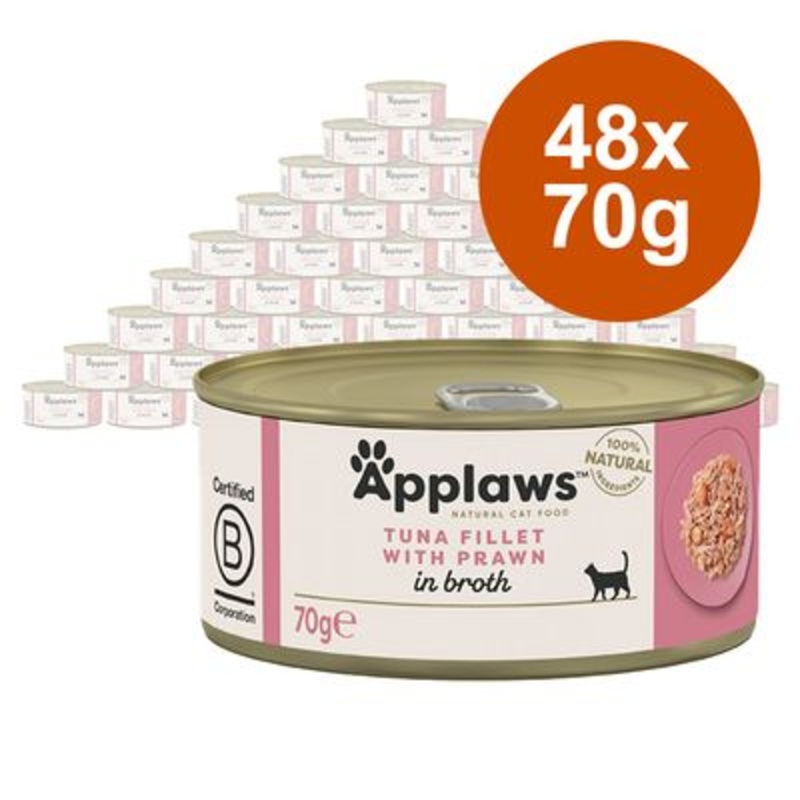 Saver Pack Applaws in broth 48 x 70 g