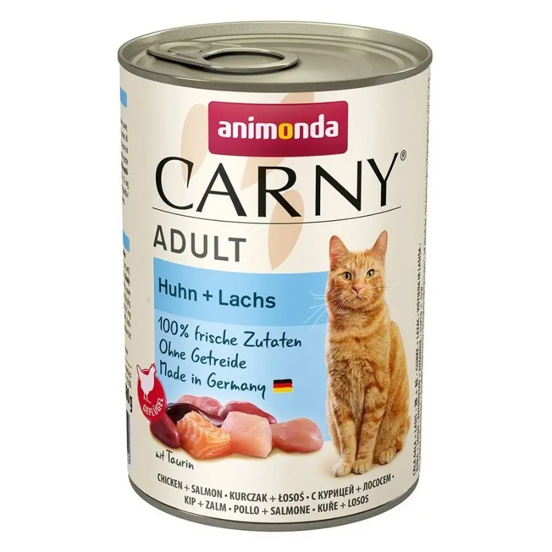 Animonda Carny Chicken And Adult Cat Food - X 400G Salmon Size 6