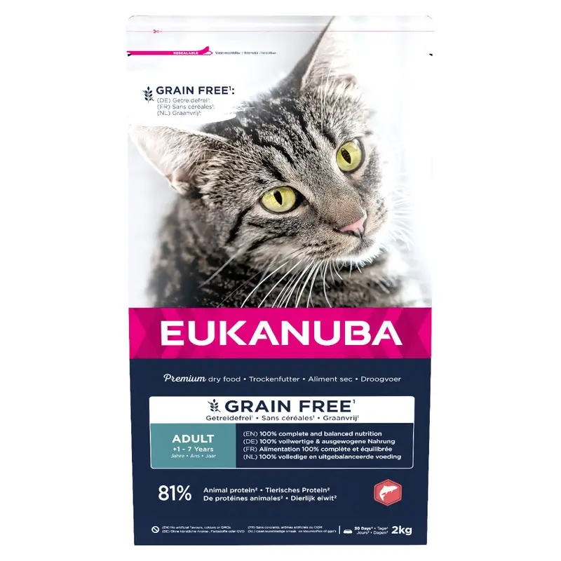 Eukanuba Adult Grain-Free Rich In Salmon - 2Kg
