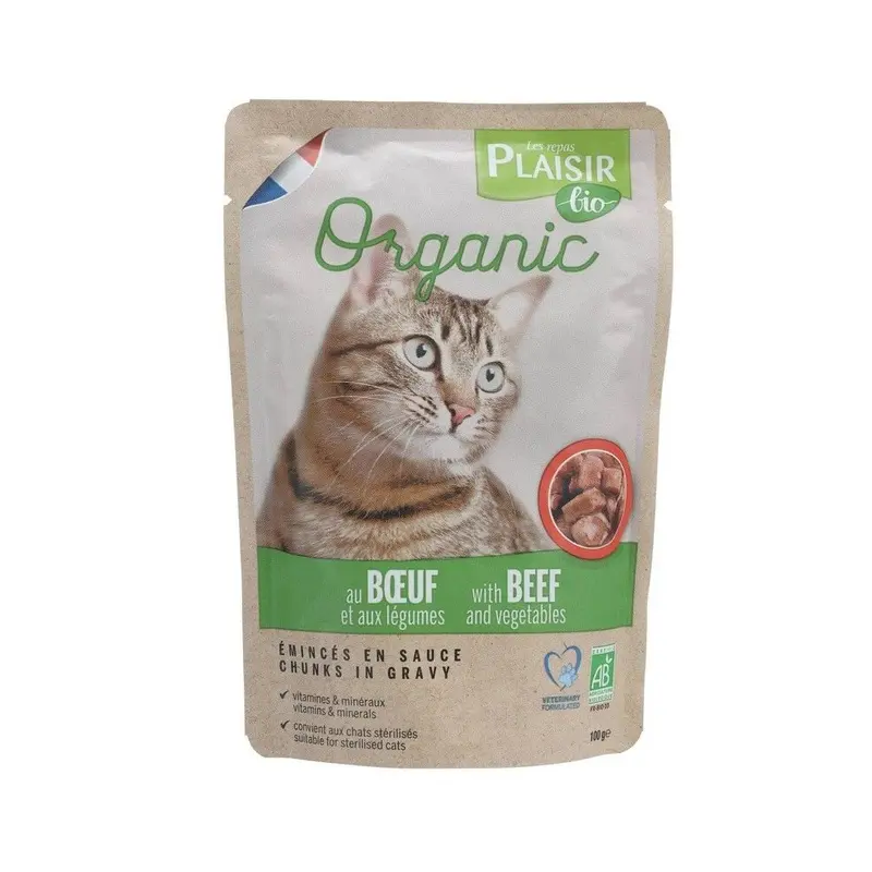 Le Repas Plaisir Wet Cat Food Chunks Beef & Vegetables (100 g)