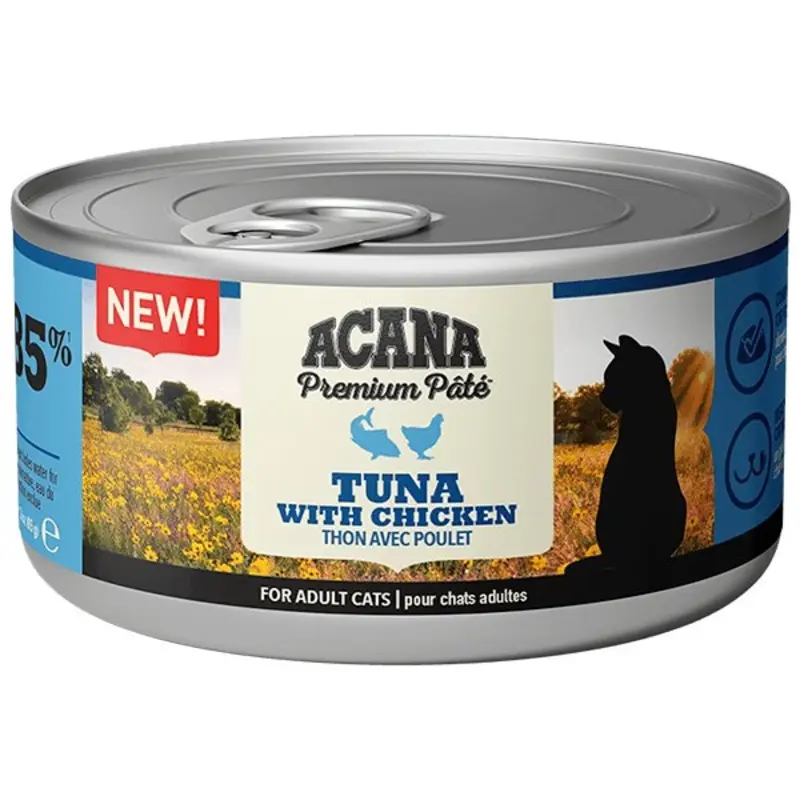 Acana Grain/Salmon Cat Premium Cat Pt Tuna With Chicken For Adult Cats | : 85G