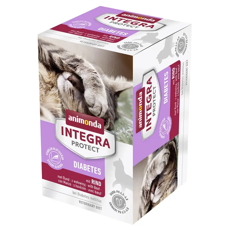 Animonda Integra Protect Diabetes 6 X 100G - Beef