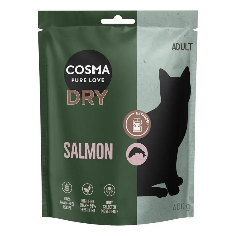 Cosma Extruded Salmon Dry Food - 400G