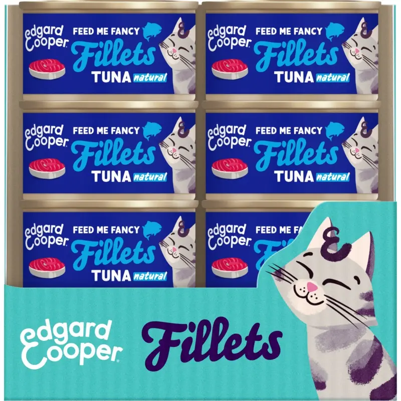 Edgard And Cooper Grain Edgard & Cooper Cat Tuna Fillets Complementary Food | : 24X70g 70G