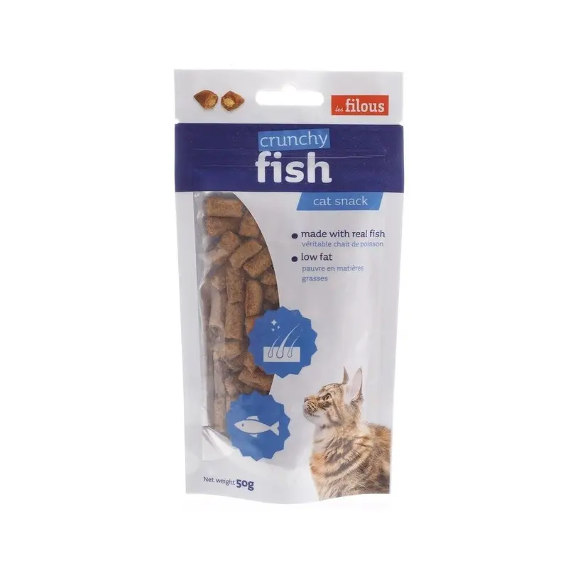 Les Filous Dry Cat Best Food Crunchy Fish (50 g)