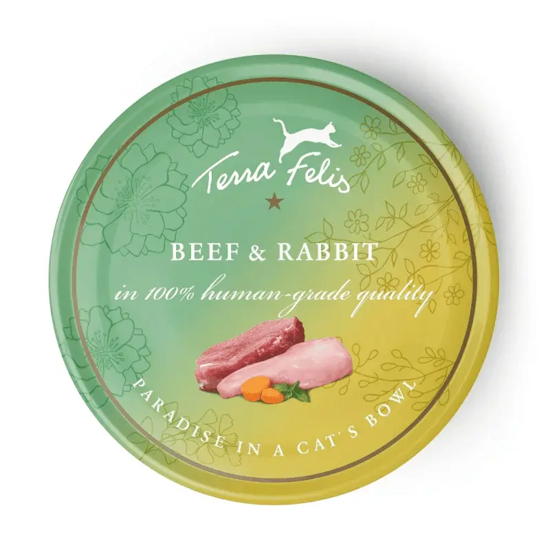 Terra Felis Grain Adult Cat Beef & Rabbit | : X 80G Size 12