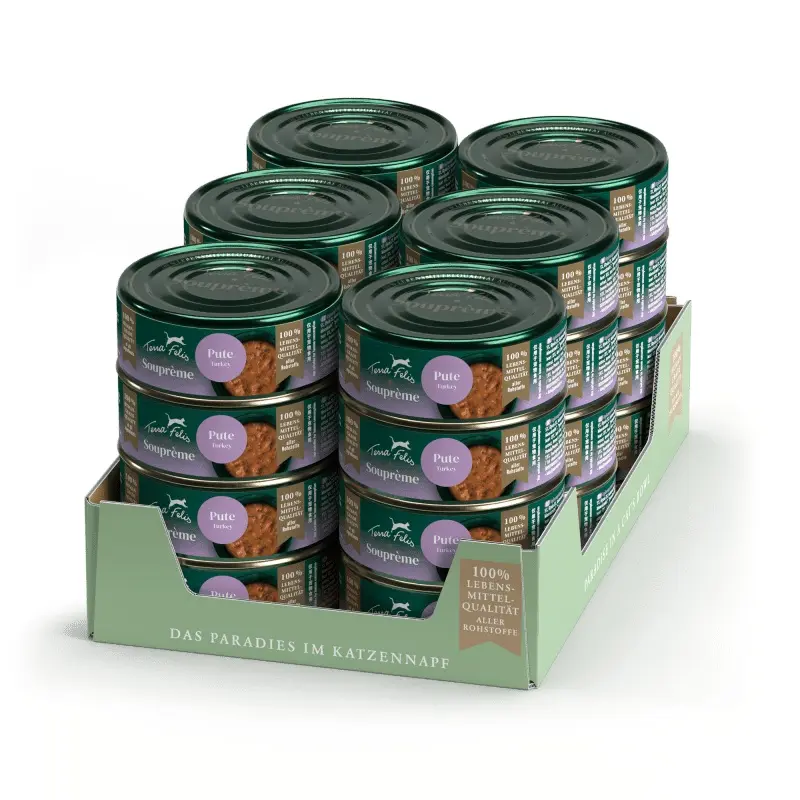 Terra Felis Light/Grain Soupreme Turkey Complementary Cat Food | : 24X70g 70G