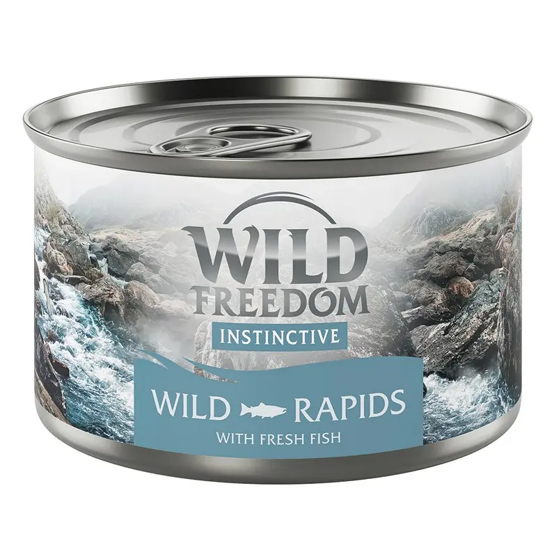 Wild Freedom Instinctive Supplementary Food 6 X 140G - Wild Rapids - Salmon