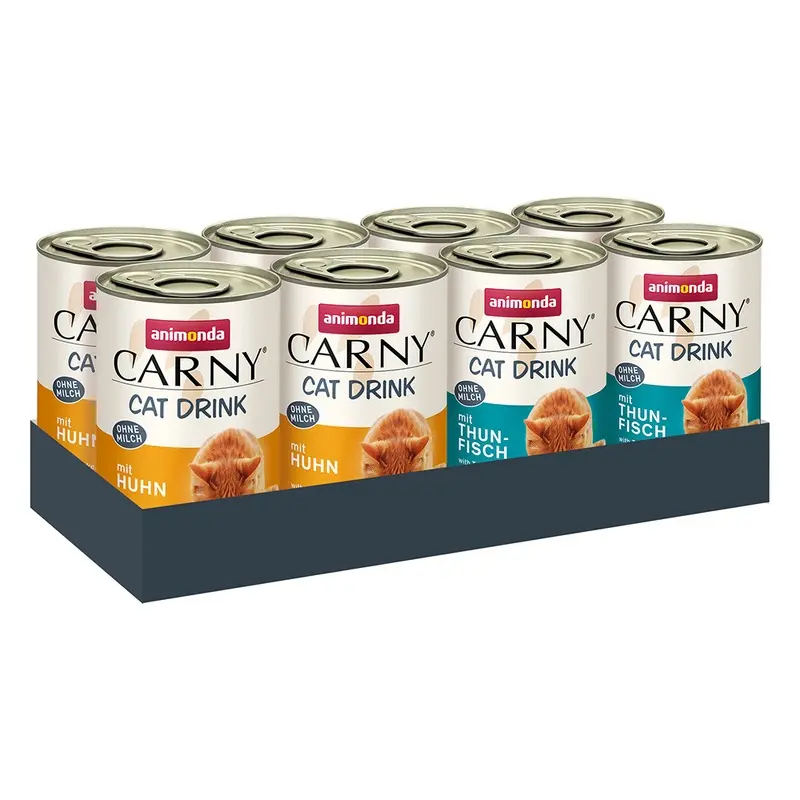 Animonda Carny Cat Drink 8 X 140Ml - Mixed Pack (Chicken & Tuna)