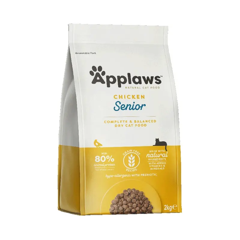 Applaws Complete & Balanced Grain Free Dry Senior Cat Food Chicken