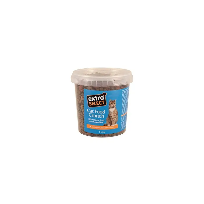 Extra Select Salmon Dry Cat Food: Fish Mix - For Adult & Senior Cats, 1L Large