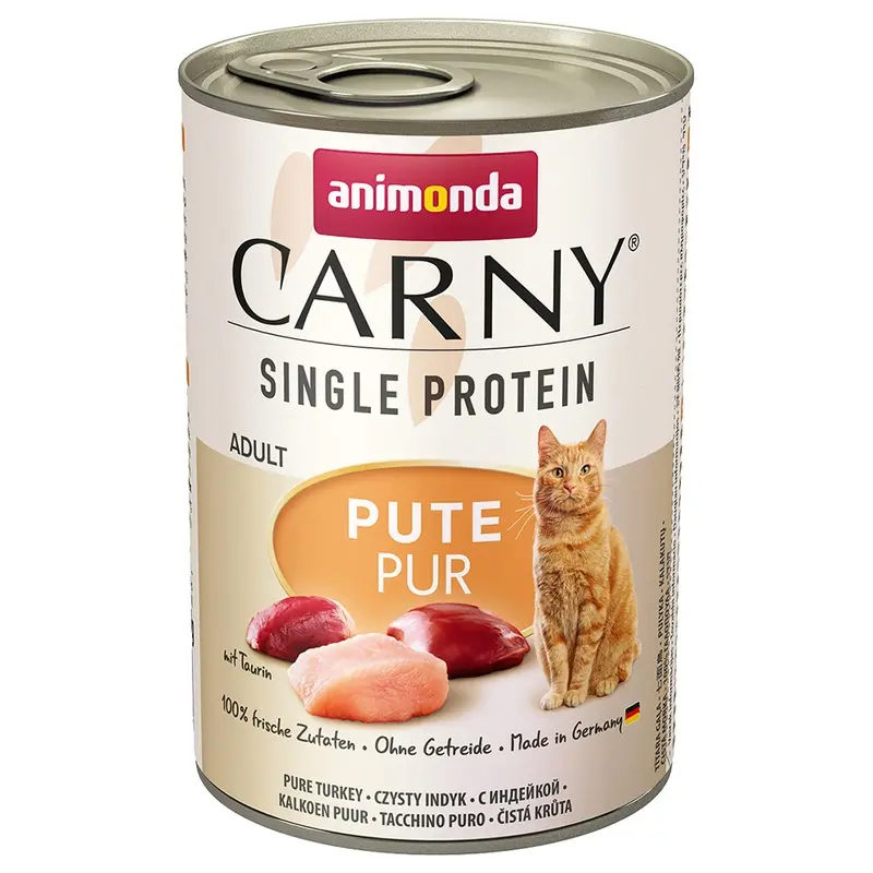 Animonda Carny Single Protein Adult 6 X 400G - Pure Turkey