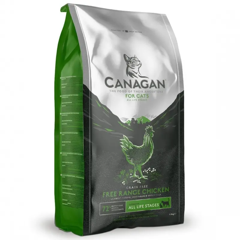 Canagan Grain Free-Run Chicken Free Dry Cat Food - : 4Kg