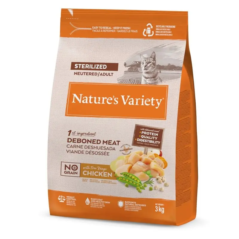 Natures Variety Grain Cat No Sterilised Free-Range Chicken | : 300G