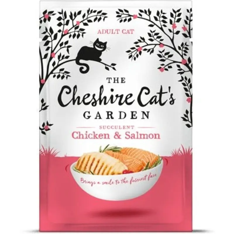 The Cheshire Cats Garden Salmon Succulent Chicken & | : 85G