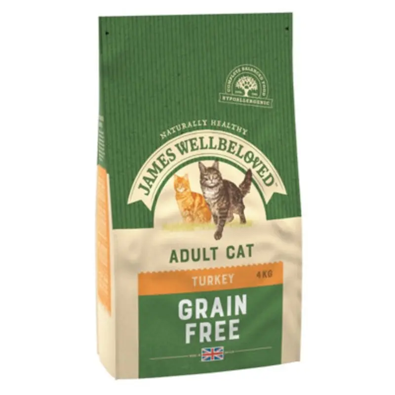James Wellbeloved Grain Adult Cat Free Turkey 4Kg