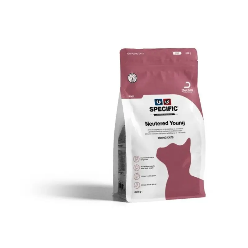 Dechra (400G X 4) Specific Fnd Neutered Young Dry Kitten Food 400G