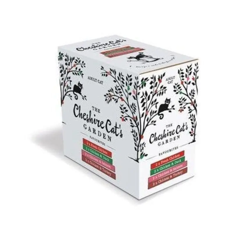 The Cheshire Cats Garden Salmon Cat Food: Adult Multipack 8X85g Size 2