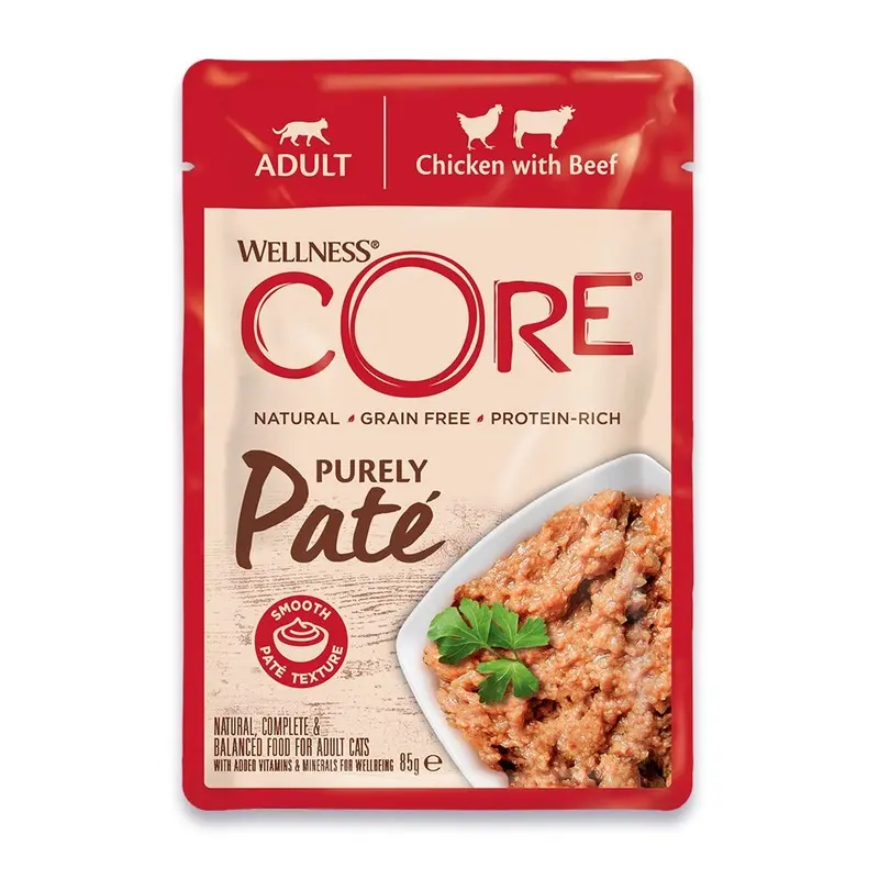 Wellness Core Cat Purely Pat Adult Chicken With Beef 85G