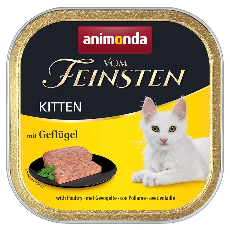 Animonda Vom Feinsten Kitten 6 X 100G - With Poultry