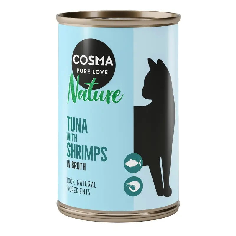 Cosma Nature 6 X 140G - Tuna With Shrimps