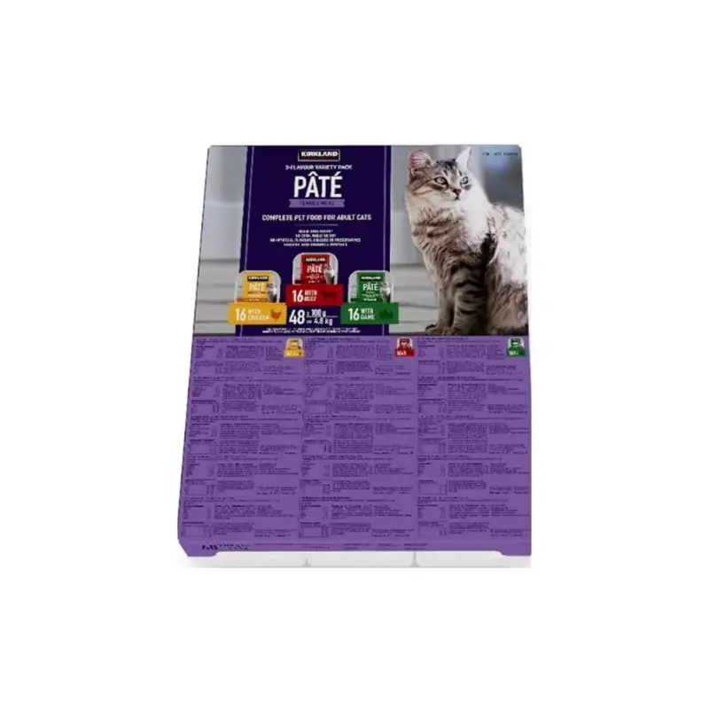 Kirkland Signature Tender Meal Variety Cat Food Size 48