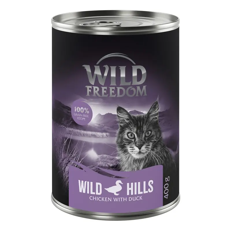 Wild Freedom Adult 6 X 400G - Wild Hills - Duck & Chicken