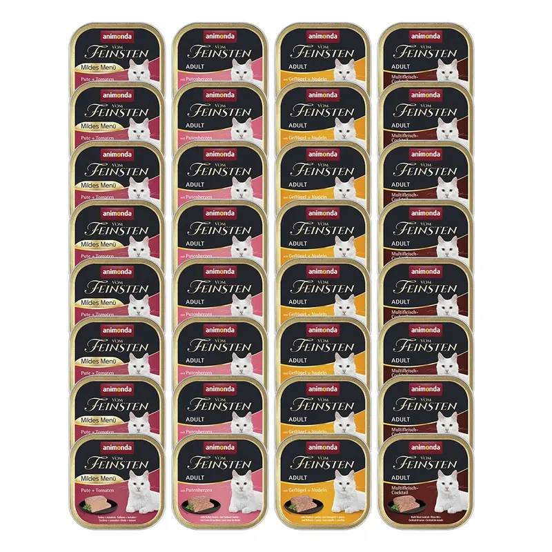 Animonda Vom Feinsten Megapack Adult 32 X 100G - Assorted Meat