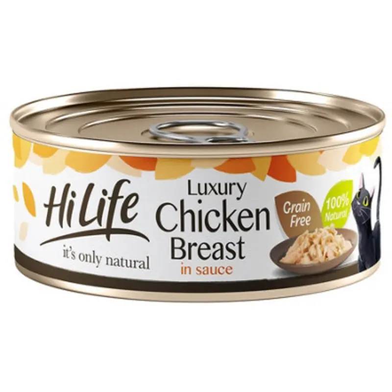 B&Q Its Only Natural Cat Lux Chicken Breast In Sauce 70G (Pack Of 12)