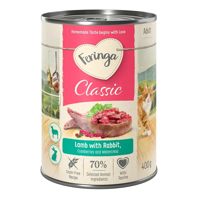 Feringa Classic Meat Menu 6 X 400G - Lamb & Rabbit
