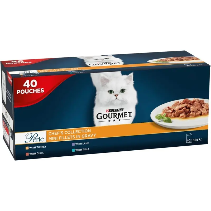 Gourmet Store Gourmet Perle Chefs Collection Wet Cat Food X 85G Size 40