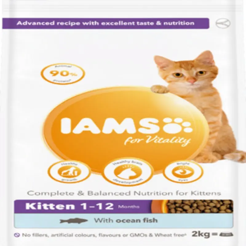 Iams For Vitality Kitten Food With Ocean Fish 2Kg