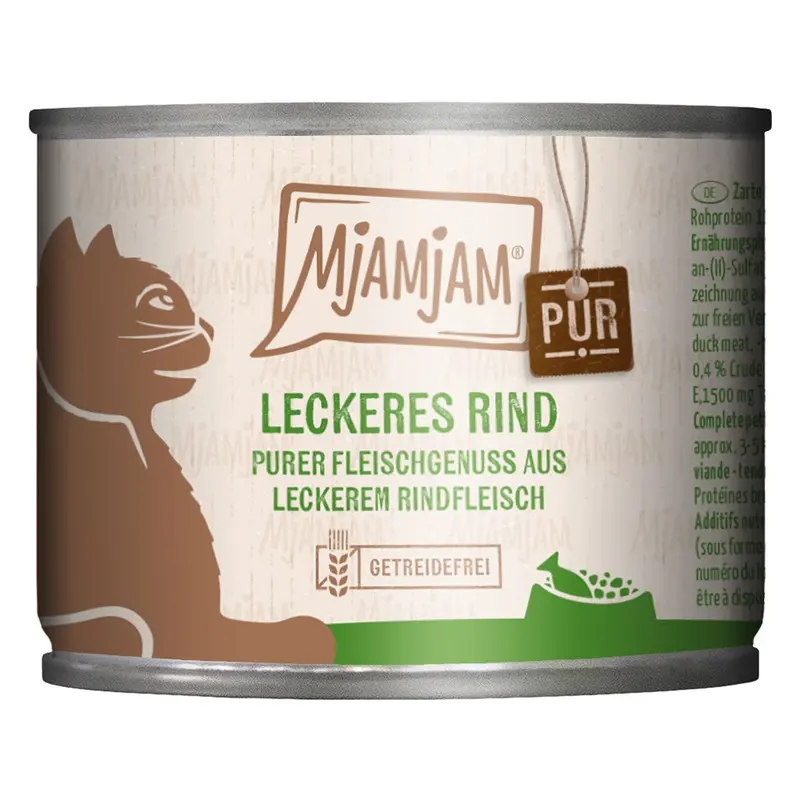 Mjamjam Pure 6 X 200 G - Delicious Pure Beef