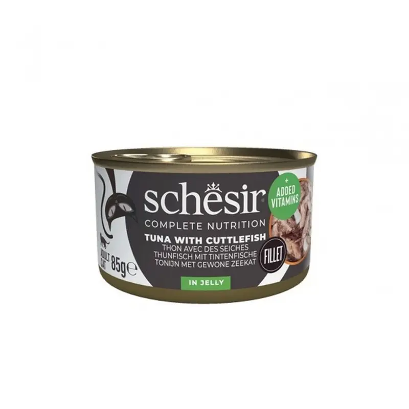 Schesir Complete Nutrition Tuna With Cuttlefish In Jelly Cat Can | : 85G