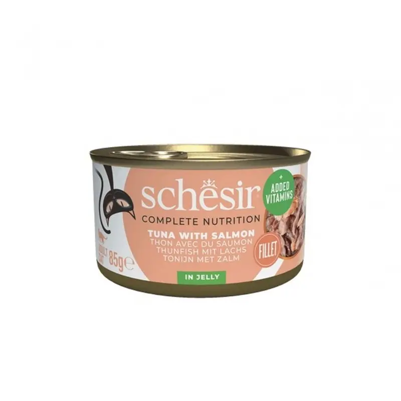 Schesir Salmon Complete Nutrition Tuna With In Jelly Cat Can | : 85G