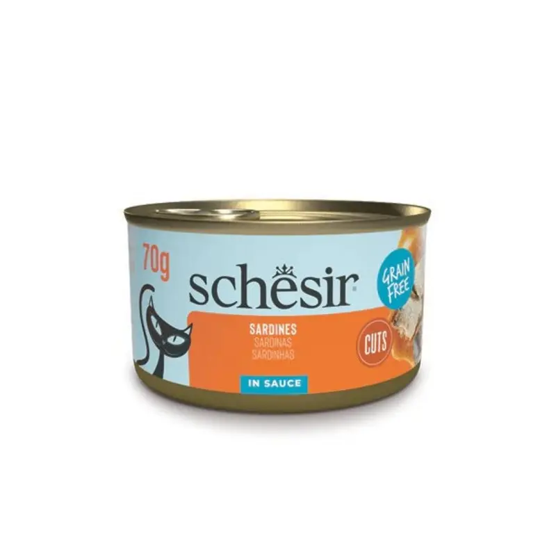 Schesir Sardine Fillet Cuts In Sauce For Adult Cats | : 70G