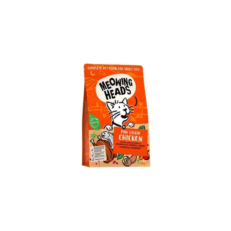 Barking & Meowing Heads Meowing Heads Paw Lickin? Chicken X 1 4Kg