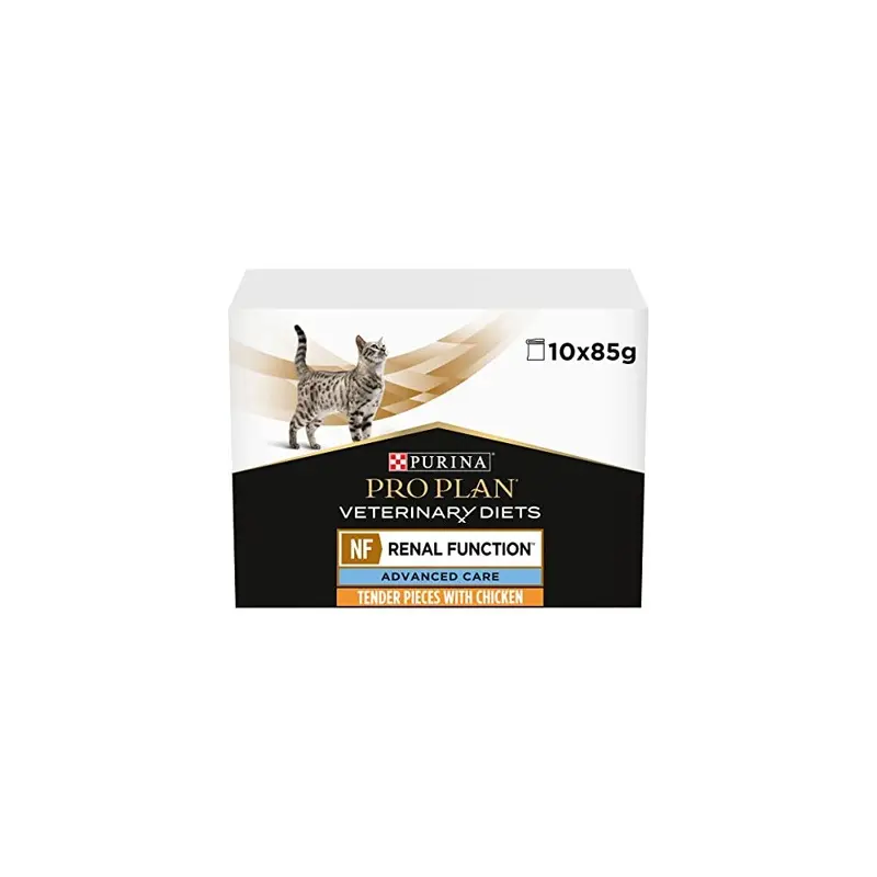 Pro Plan Veterinary Diets Flenf Advcare Gravy Chicken Pack Of 4(10 X 85 G) Size 4