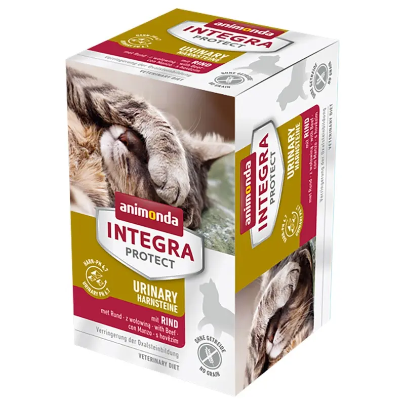 Animonda Integra Protect Urinary Oxalate Stone 6 X 100G - Duck