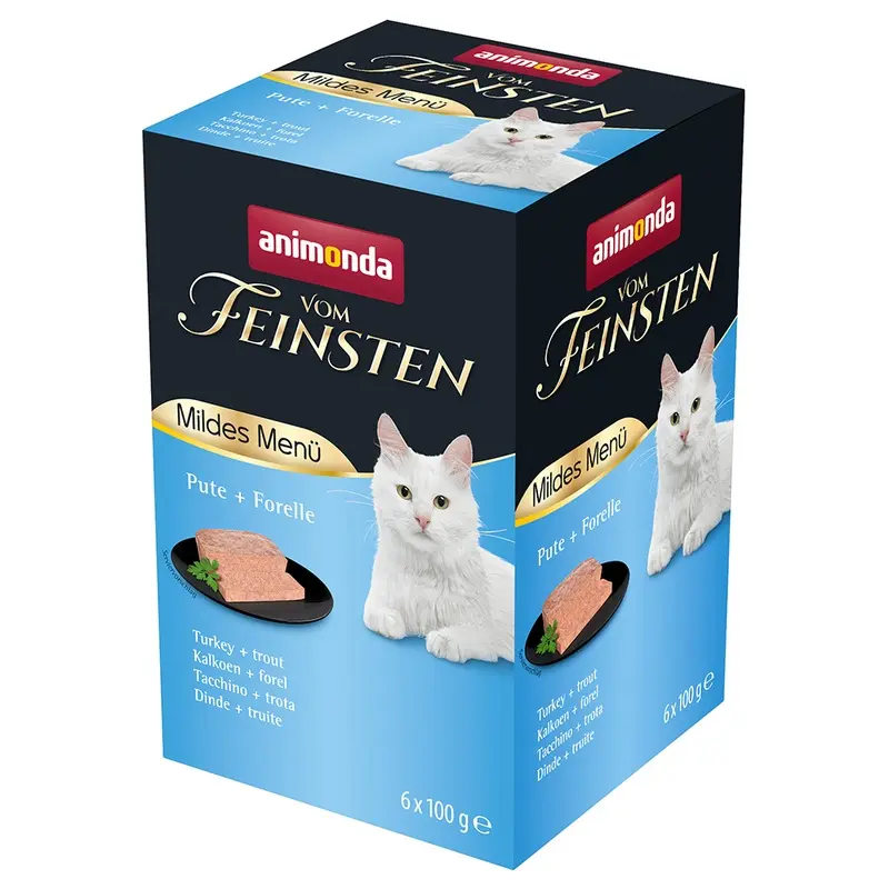 Animonda Vom Feinsten Mild Menu Adult 6 X 100G - Turkey & Trout