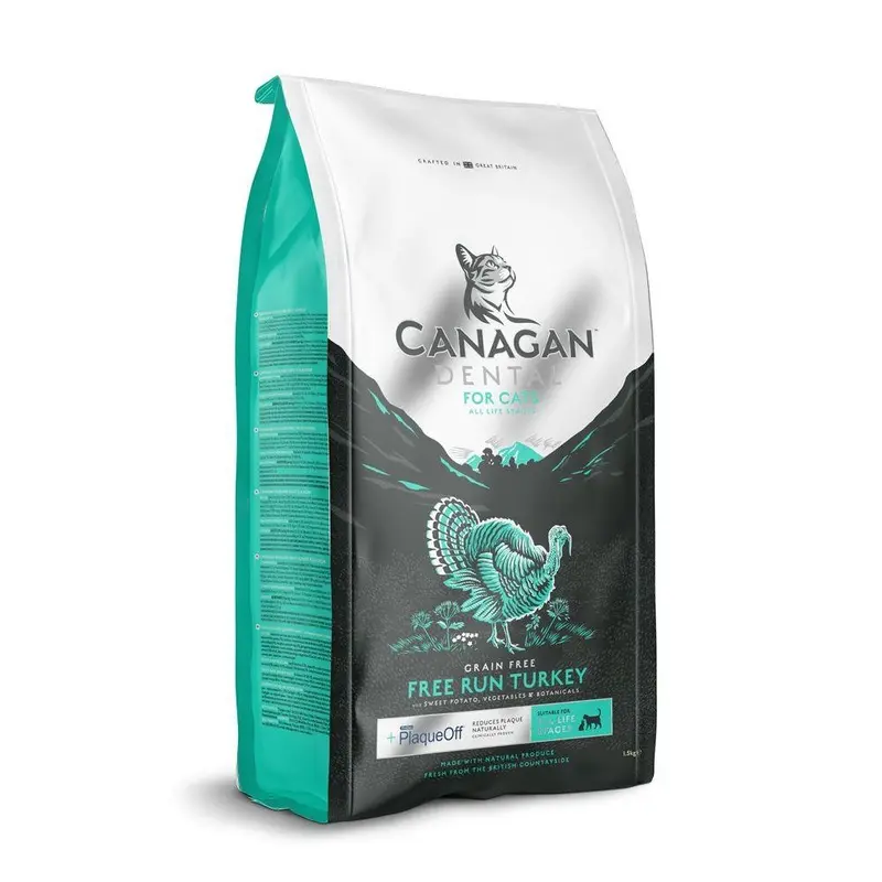 Canagan Grain/Salmon Cat Free-Run Turkey Dental | : 375G