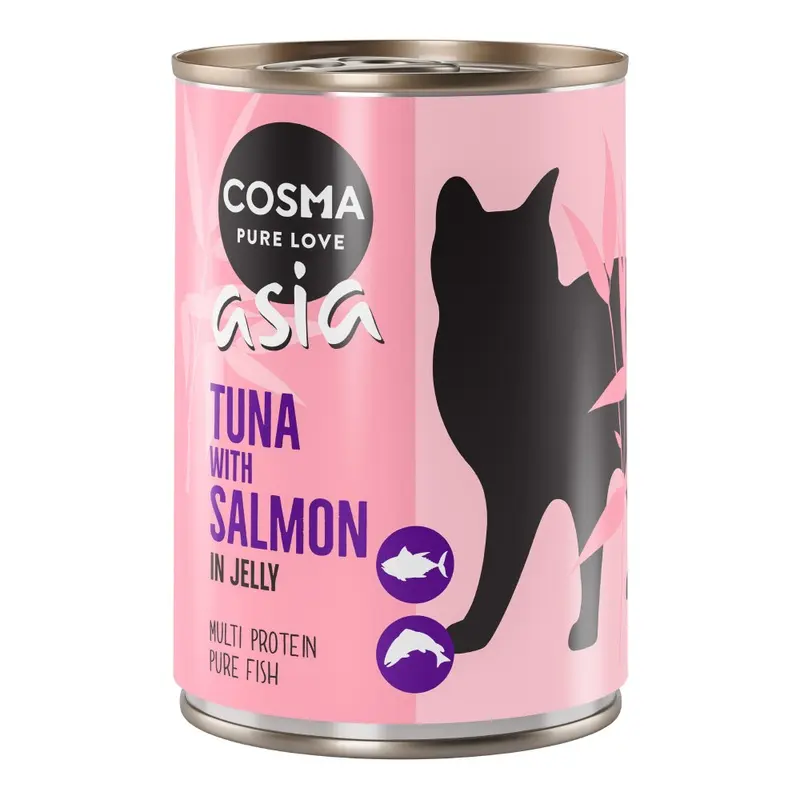 Cosma Asia In Jelly 6 X 400G - Tuna With Salmon