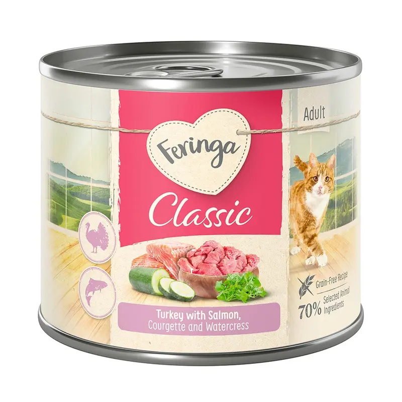 Feringa Classic Meat Menu 6 X 200G - Salmon & Turkey