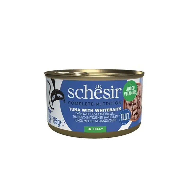Schesir Light Complete Nutrition Tuna With Whitebaits In Jelly Cat Can | : 85G