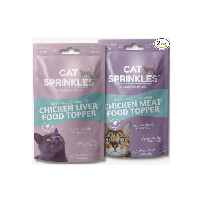 Unranded Cat Food Toppers Chicken Duo Pack Sprinkles For Fussy Eaters